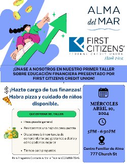 Financial Literacy workshop on April 10