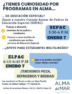 ELPAC meeting on January 7